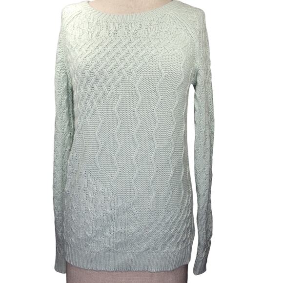 Mint Green Knit Sweater Size Medium - Picture 1 of 4